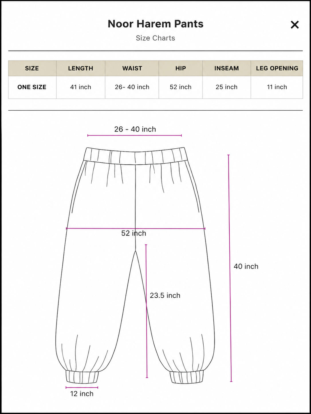 Noor Harem Pants